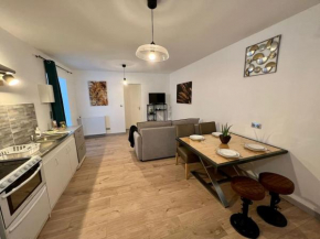 Le Dauphin - Appartement chaleureux proche Gare de Bourgoin
